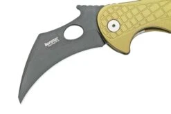 LionSteel L.E.One LE1-A-GB MagnaCut, Black, Green Aluminium, Navaja Karambit -Viper Ventas LI LE1 A GB 03 lionsteel