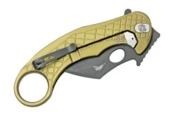 LionSteel L.E.One LE1-A-GB MagnaCut, Black, Green Aluminium, Navaja Karambit -Viper Ventas LI LE1 A GB 05 lionsteel