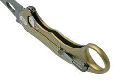 LionSteel L.E.One LE1-A-GB MagnaCut, Black, Green Aluminium, Navaja Karambit -Viper Ventas LI LE1 A GB 06 lionsteel