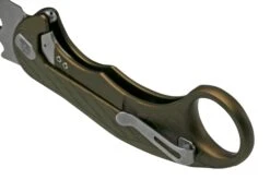 LionSteel L.E.One LE1-A-GS MagnaCut, Satin, Green Aluminium, Navaja Karambit -Viper Ventas LI LE1 A GS 06 lionsteel