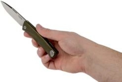 LionSteel Thrill Green Aluminum Integral Navaja Slipjoint -Viper Ventas LI TL A GS 09 lionsteel