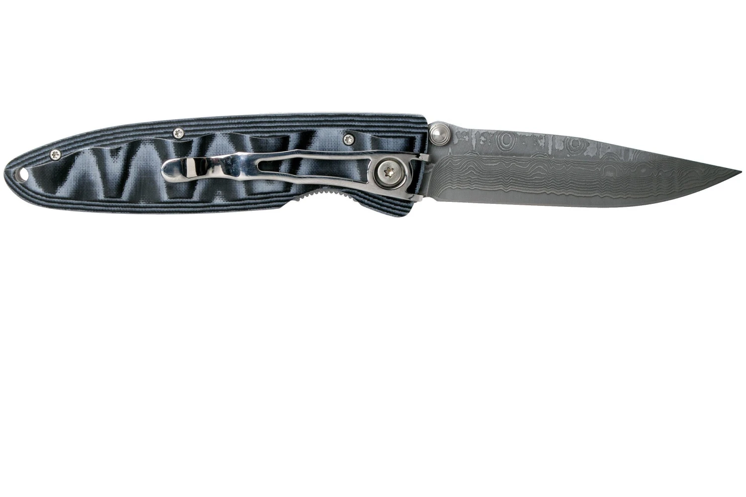 Mcusta MC-0010D Classic Wave, Blue Micarta, Cuchillo De Caballero 4 Mcusta MC-0010D Classic Wave, Blue Micarta, Cuchillo De Caballero - Imagen 2