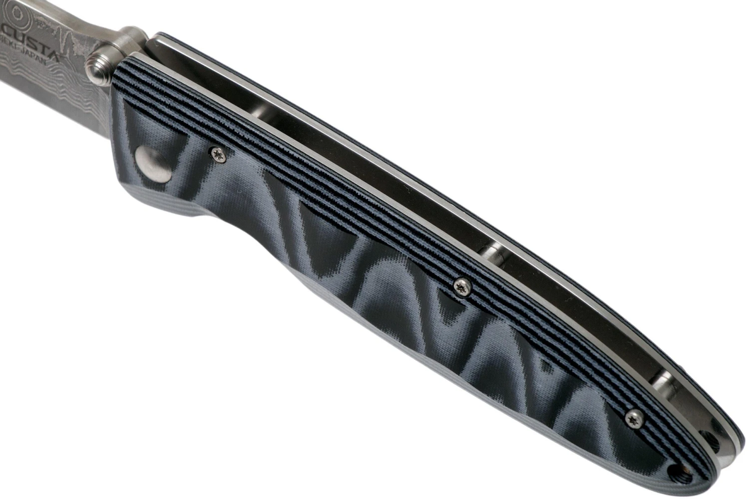 Mcusta MC-0010D Classic Wave, Blue Micarta, Cuchillo De Caballero 9 Mcusta MC-0010D Classic Wave, Blue Micarta, Cuchillo De Caballero - Imagen 7