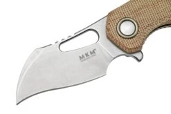 MKM Isonzo FX03M-1NC Hawkbill M390, Natural Canvas Micarta Navaja, Jesper Voxnaes Design -Viper Ventas MMK FX03M 1NC 03 mkm