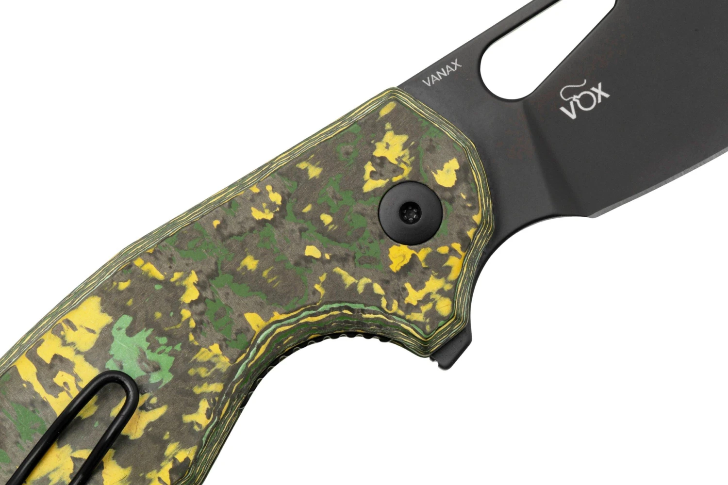 MKM Vincent VCV-CTD Black PVD VANAX, Toxic Storm Carbon Fibre, Lime Green Aluminum Navaja, Diseño De Jesper Voxnaes 7 MKM Vincent VCV-CTD Black PVD VANAX, Toxic Storm Carbon Fibre, Lime Green Aluminum Navaja, Diseño De Jesper Voxnaes - Imagen 5