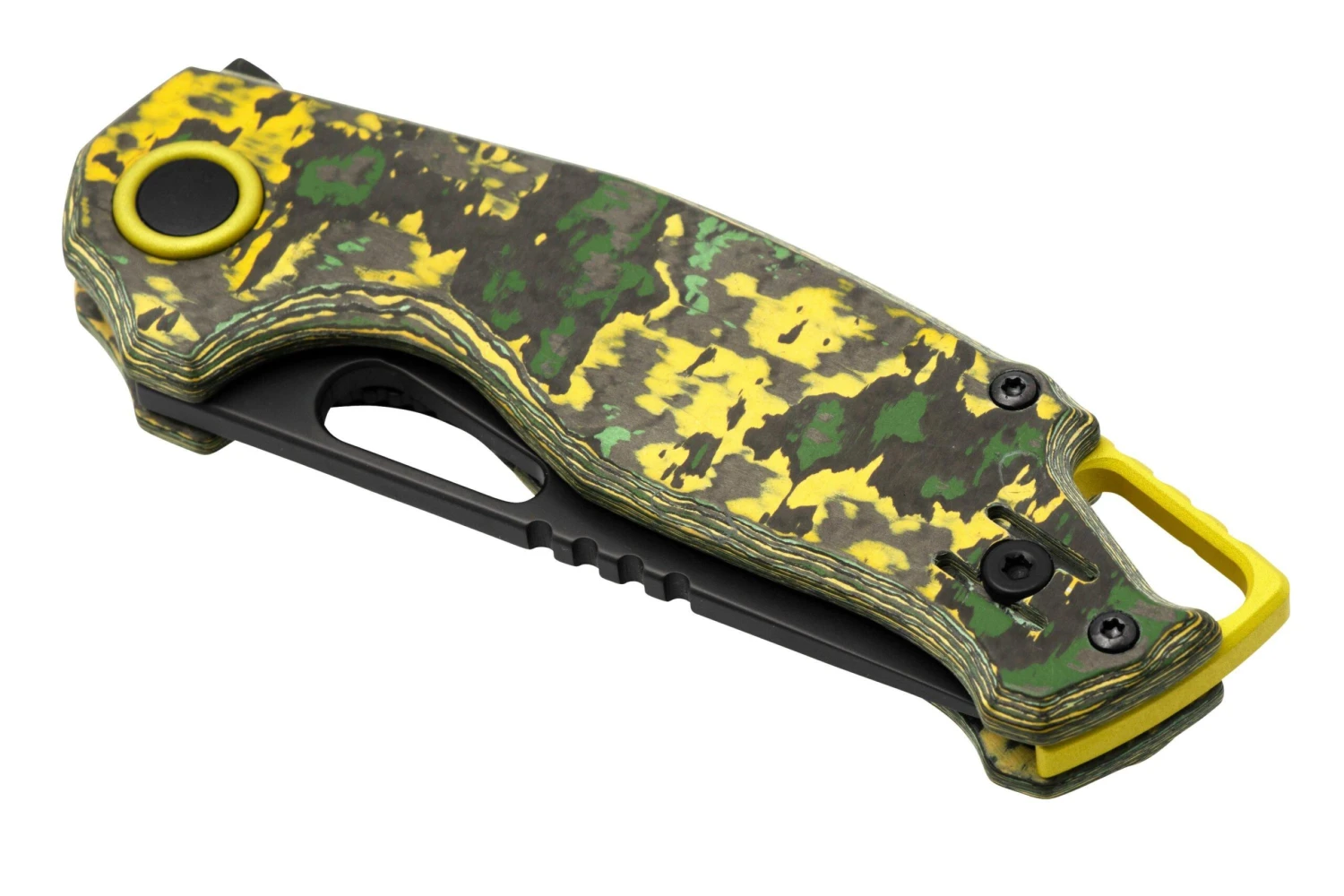 MKM Vincent VCV-CTD Black PVD VANAX, Toxic Storm Carbon Fibre, Lime Green Aluminum Navaja, Diseño De Jesper Voxnaes 8 MKM Vincent VCV-CTD Black PVD VANAX, Toxic Storm Carbon Fibre, Lime Green Aluminum Navaja, Diseño De Jesper Voxnaes - Imagen 6