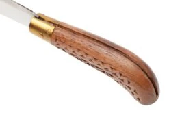 Old Bear Pruning Carved Walnut S, 9747-17-LNI Cuchillo De Jardinero -Viper Ventas OB9747 17 LNI 05 oldbear
