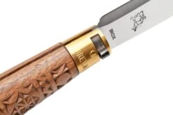 Old Bear Pruning Carved Walnut L, 9747-21-LNI Cuchillo De Jardinero -Viper Ventas OB9747 21 LNI 06 oldbear