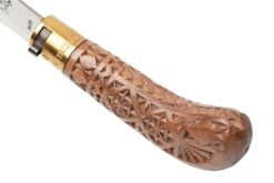 Old Bear Pruning Carved Walnut L, 9747-21-LNI Cuchillo De Jardinero -Viper Ventas OB9747 21 LNI 07 oldbear