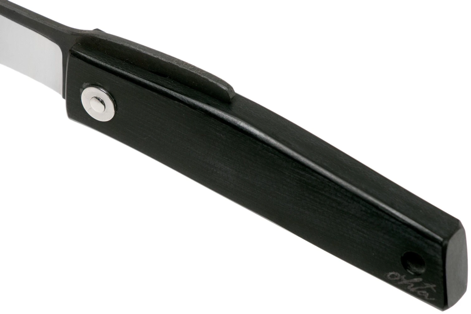 Ohta FK5 Higonokami-navaja, Black Canvas Micarta 9 Ohta FK5 Higonokami-navaja, Black Canvas Micarta - Imagen 7