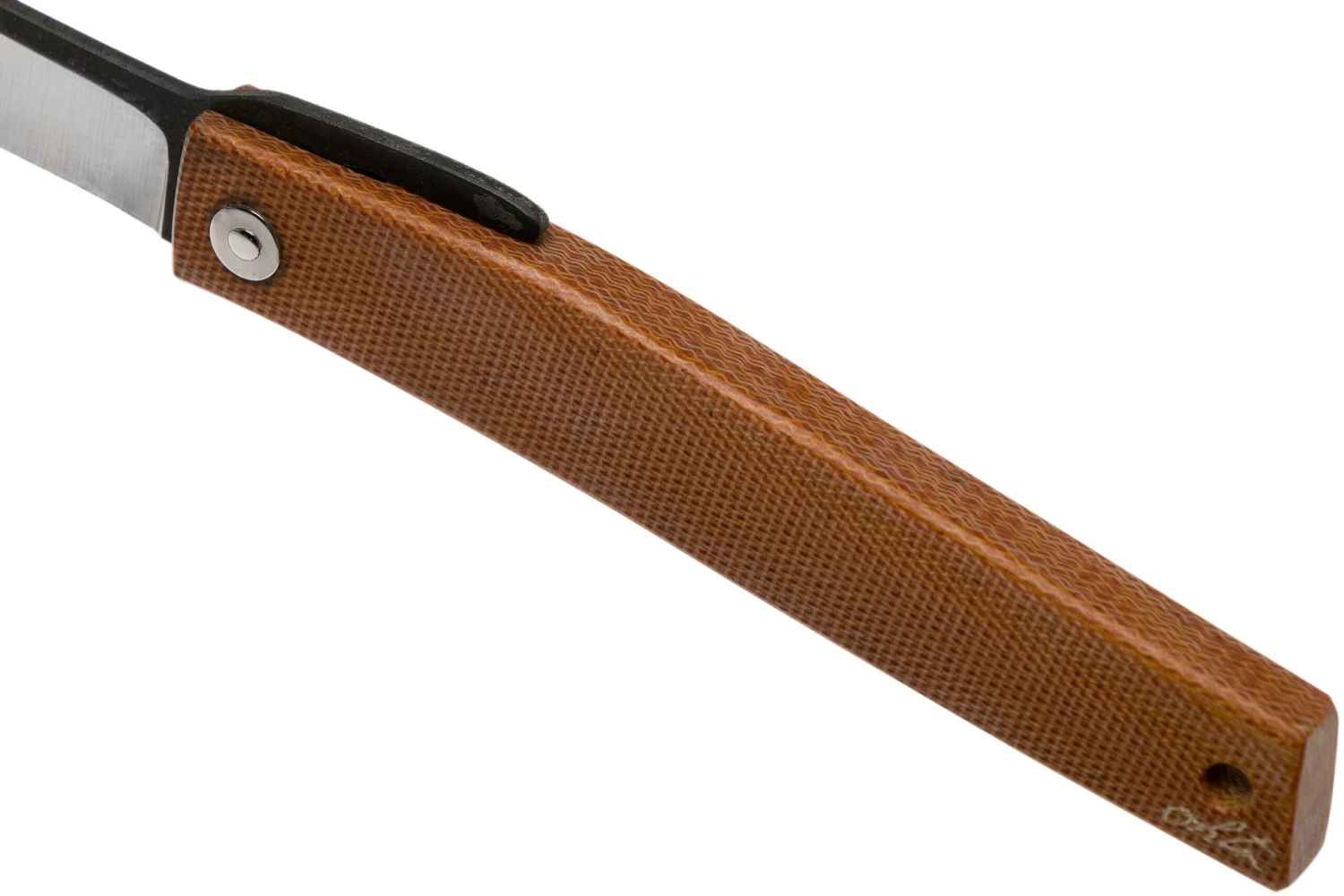 Ohta FK9 Higonokami-navaja, Natural Canvas Micarta 9 Ohta FK9 Higonokami-navaja, Natural Canvas Micarta - Imagen 7