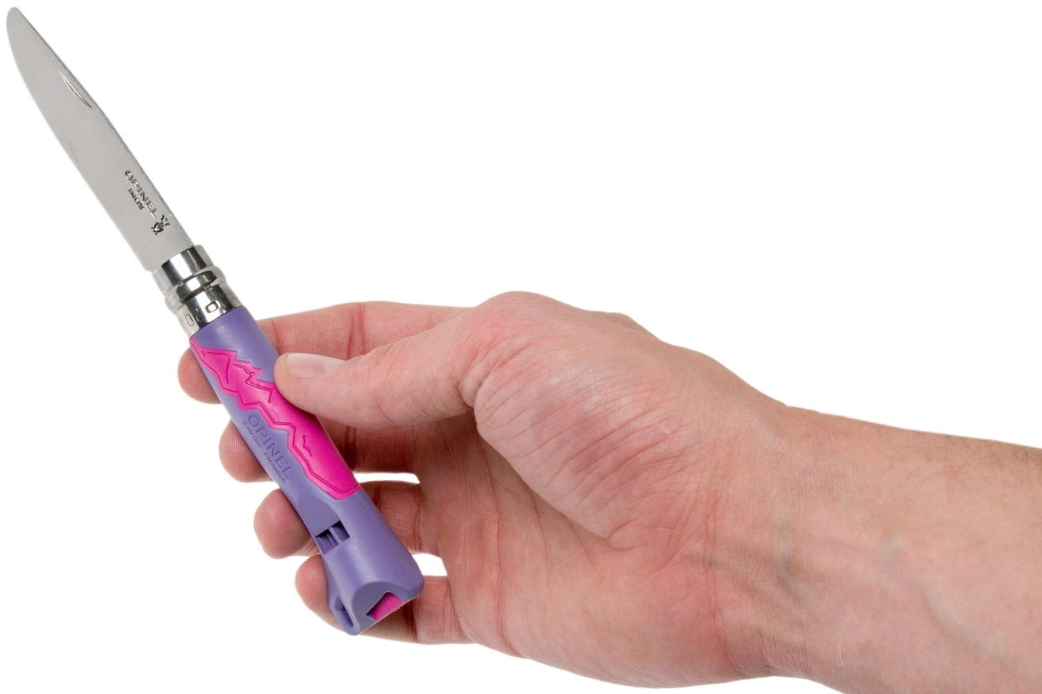 Opinel Navaja Outdoor No. 07 Junior Navaja, Purple/Parma 9 Opinel Navaja Outdoor No. 07 Junior Navaja, Purple/Parma - Imagen 7