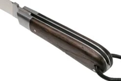 Otter Anchor Knife 172 LB Large Carbon, Smoked Oak, Stainless Anchor, Leather Strap, Navaja -Viper Ventas OR172LB 05 otter