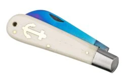 Otter Anchor Knife 173 KN M.L Large Blue Carbon, Bone, Brass Anchor, Navaja 12 Otter Anchor Knife 173 KN M.L Large Blue Carbon, Bone, Brass Anchor, Navaja -Viper Ventas OR173KNML 04 otter