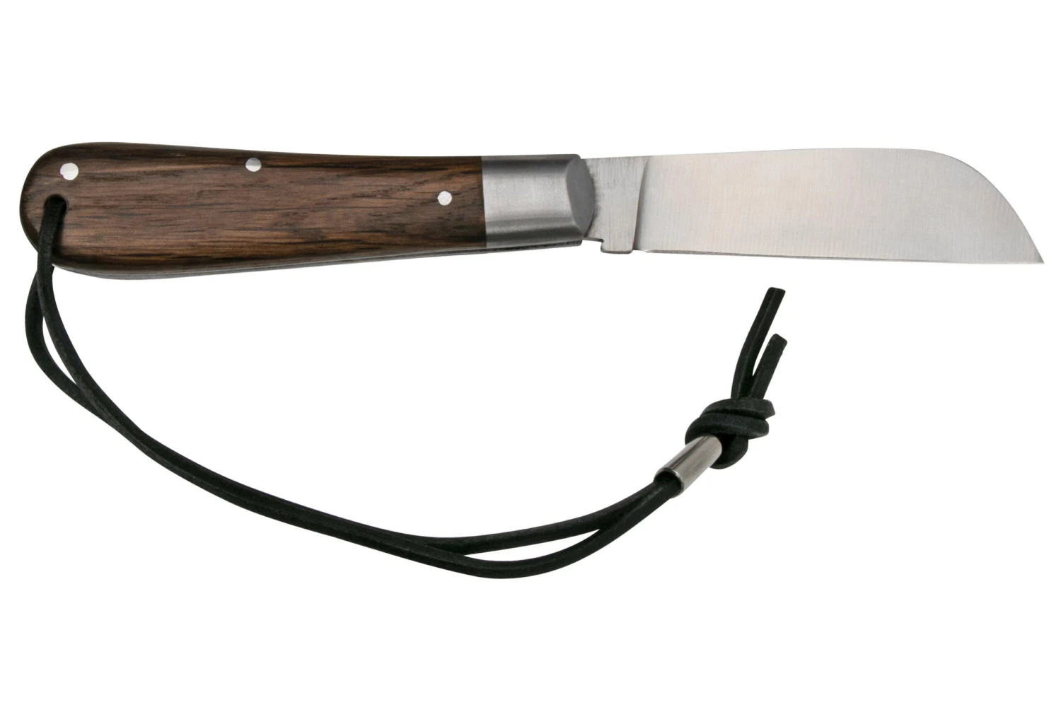 Otter Anchor Knife SET 172 Large Stainless, Smoked Oak, Brass Anchor, Leather Strap Navaja 4 Otter Anchor Knife SET 172 Large Stainless, Smoked Oak, Brass Anchor, Leather Strap Navaja - Imagen 2