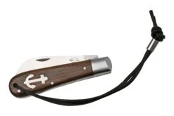 Otter Anchor Knife SET 172 Large Stainless, Smoked Oak, Brass Anchor, Leather Strap Navaja 15 Otter Anchor Knife SET 172 Large Stainless, Smoked Oak, Brass Anchor, Leather Strap Navaja -Viper Ventas ORSET172 04 otter