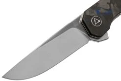 QSP Knife Osprey QS139-G1 Blue Shredded Carbon Fiber, Satin, Navaja -Viper Ventas QS139 G1 03 qsp knife