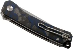 QSP Knife Osprey QS139-G1 Blue Shredded Carbon Fiber, Satin, Navaja -Viper Ventas QS139 G1 04 qsp knife
