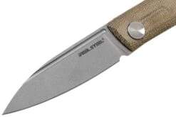 Real Steel Stella Green Canvas Micarta 7057 Knivesandtools Exclusive Navaja, Diseño Poltergeist -Viper Ventas RL7057 03 real steel