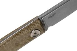 Real Steel Stella Green Canvas Micarta 7057 Knivesandtools Exclusive Navaja, Diseño Poltergeist -Viper Ventas RL7057 06 real steel