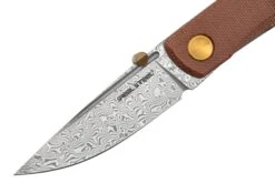 Real Steel Luna Boost Premium, Damascus, Brown Micarta Knivesandtools Exclusive Navaja -Viper Ventas RL7078 03 realsteel