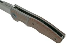 Reate Mini Crossroads M390, Brown Micarta MCR-BRM Navaja, Diseño Kirby Lambert 16 Reate Mini Crossroads M390, Brown Micarta MCR-BRM Navaja, Diseño Kirby Lambert -Viper Ventas RT MCR BRM 06 reate