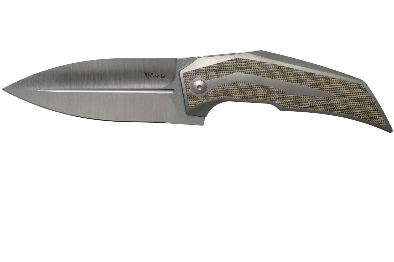 Reate T4000 Green Micarta Navaja, Tashi Bharucha Design 3 Reate T4000 Green Micarta Navaja, Tashi Bharucha Design