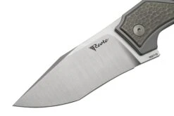 Reate T3500 Bead Blast Titanium Navaja, Diseño De Tashi Bharucha -Viper Ventas RTT3500 TI 03 reate