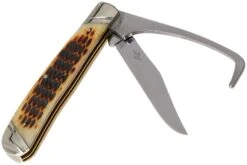 Rough Ryder Equestrian Trapper Amber Bone RR1971 Navaja Slipjoint -Viper Ventas RY1971 02 rough ryder