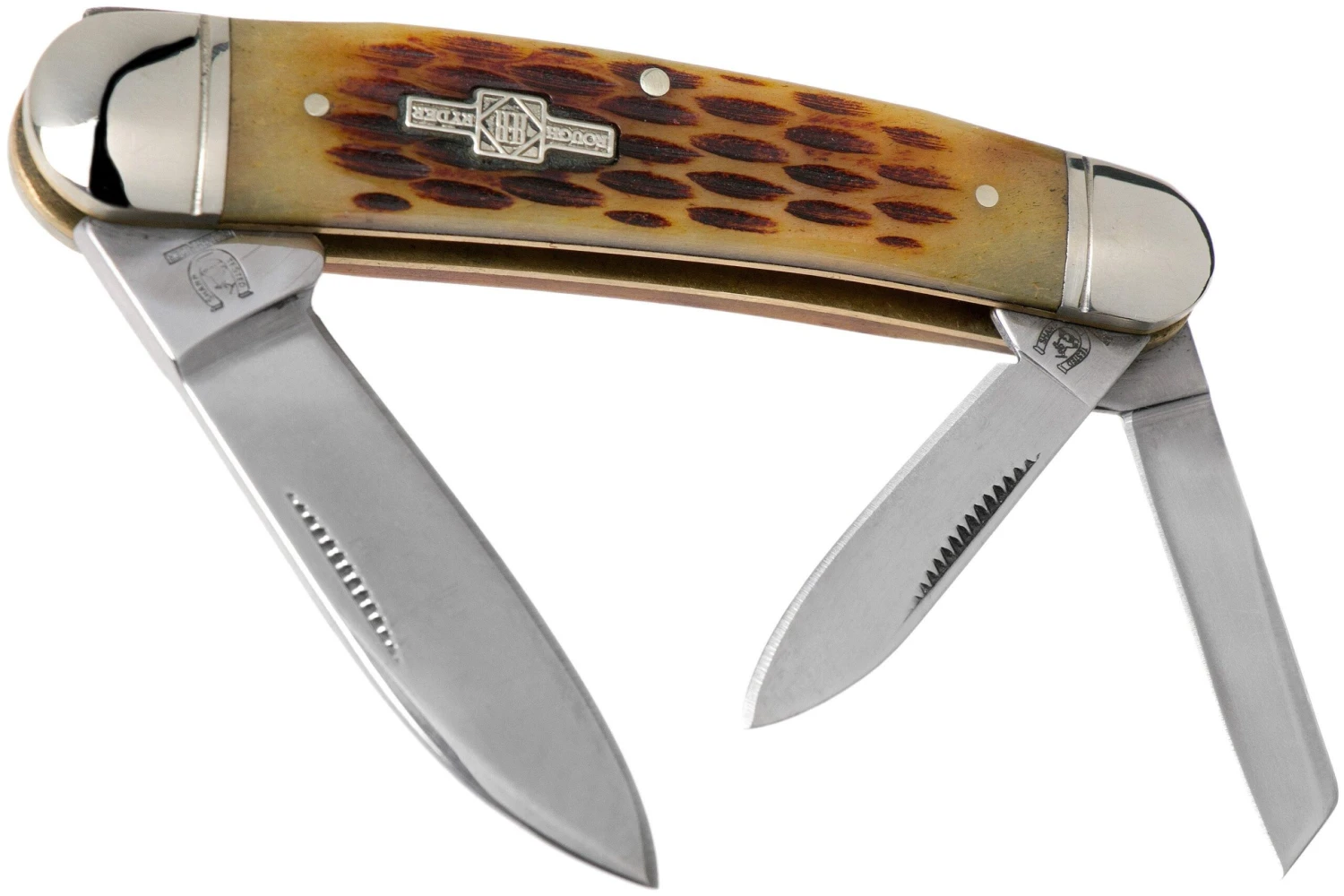 Rough Ryder Whittler Amber Bone RR375 Navaja Slipjoint 3 Rough Ryder Whittler Amber Bone RR375 Navaja Slipjoint