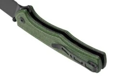 SENCUT Crowley S21012-3 Black Stonewashed, Green Micarta, Navaja -Viper Ventas SES21012 3 04 sencut