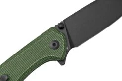 SENCUT Crowley S21012-3 Black Stonewashed, Green Micarta, Navaja -Viper Ventas SES21012 3 05 sencut