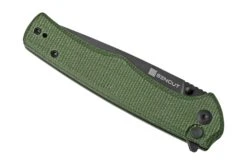 SENCUT Crowley S21012-3 Black Stonewashed, Green Micarta, Navaja -Viper Ventas SES21012 3 06 sencut
