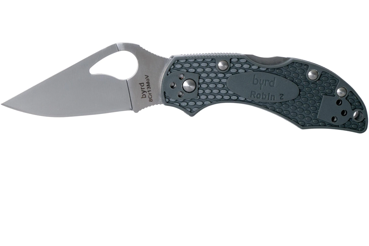 Spyderco Byrd Robin 2 Gris BY10PGY2 Navaja 3 Spyderco Byrd Robin 2 Gris BY10PGY2 Navaja