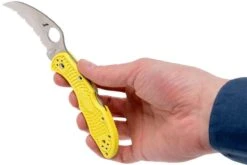 Spyderco Tasman Salt 2 C106SYL2 Navaja, Amarillo -Viper Ventas SPC106SYL2 08 spyderco spc106syl2 08