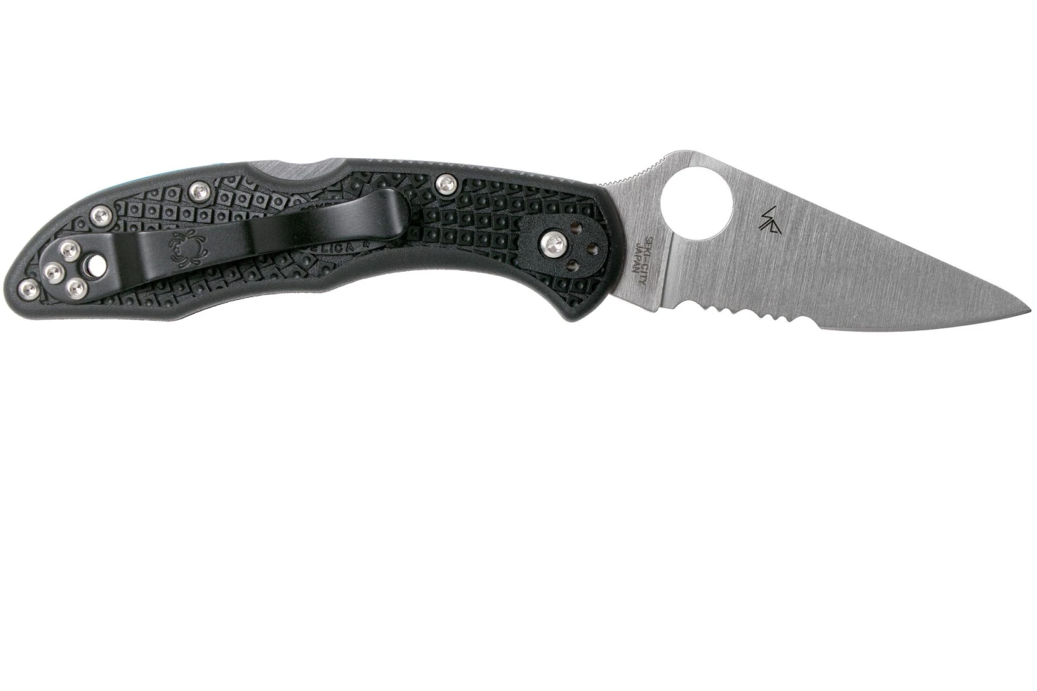 Spyderco Delica 4 Thin Blue Line C11FPSBKBL Navaja 4 Spyderco Delica 4 Thin Blue Line C11FPSBKBL Navaja - Imagen 2