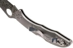 Spyderco C11TIPD Delica 4 Titanium Damascus Navaja -Viper Ventas SPC11TIPD 05 spyderco spc11tipd 05