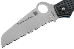 Spyderco Rescue 3 Thin Blue Line C14FSBKBL3 Cuchillo De Rescate De Sierra 11 Spyderco Rescue 3 Thin Blue Line C14FSBKBL3 Cuchillo De Rescate De Sierra -Viper Ventas SPC14FSBKBL3 03 spyderco