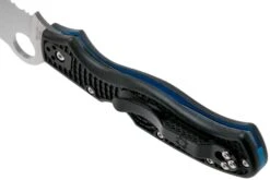 Spyderco Rescue 3 Thin Blue Line C14FSBKBL3 Cuchillo De Rescate De Sierra 13 Spyderco Rescue 3 Thin Blue Line C14FSBKBL3 Cuchillo De Rescate De Sierra -Viper Ventas SPC14FSBKBL3 05 spyderco