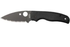Spyderco Shaman C229GSBK Serrated Navaja, Sal Glesser Design