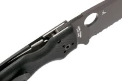Spyderco Shaman C229GSBK Serrated Navaja, Sal Glesser Design -Viper Ventas SPC229GSBK 06 spyderco spc229gsbk 06