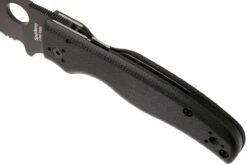 Spyderco Shaman C229GSBK Serrated Navaja, Sal Glesser Design -Viper Ventas SPC229GSBK 07 spyderco spc229gsbk 07