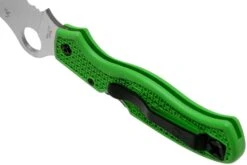 Spyderco Atlantic Salt Green LC200N C89FSGR Navaja De Bolsillo Dentada -Viper Ventas SPC89FSGR 05 spyderco