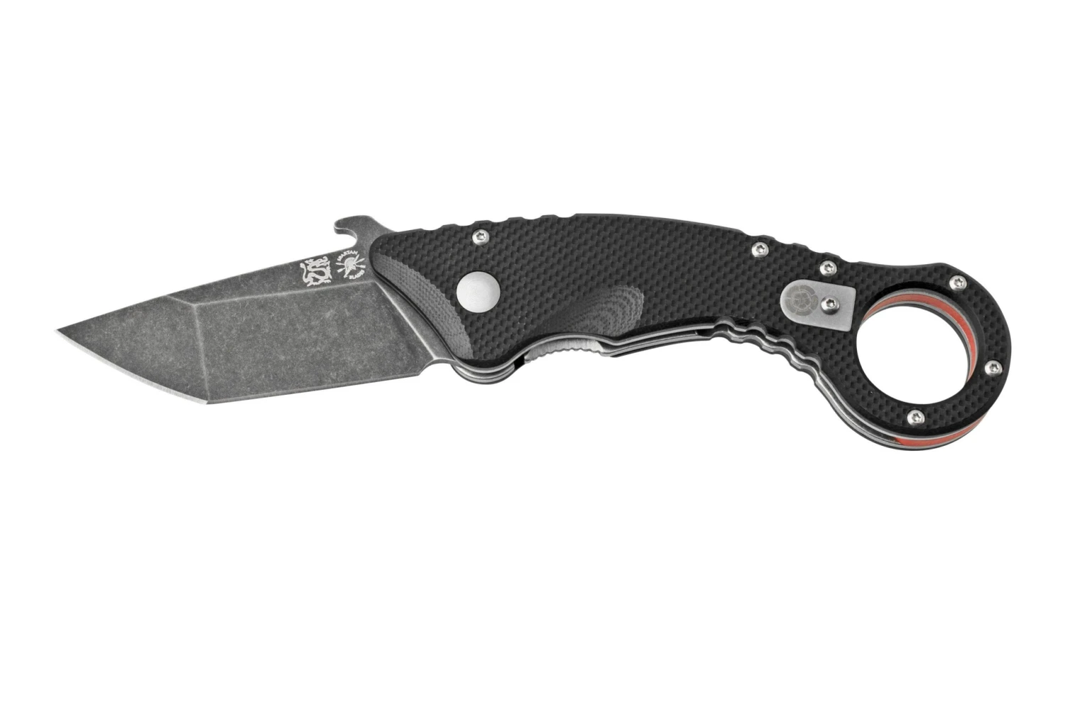 Spartan Blades Ronin Shoto SFBL9BK Black Red G10 Cuchillo Karambit 3 Spartan Blades Ronin Shoto SFBL9BK Black Red G10 Cuchillo Karambit