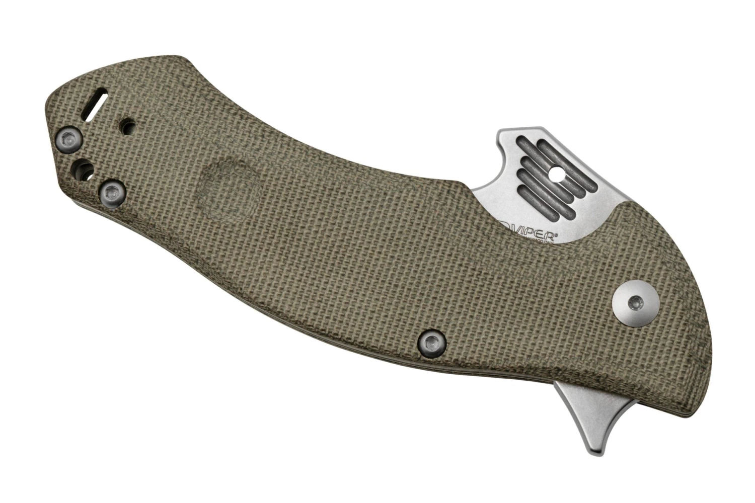 Viper Magà V5912CG N690 Böhler Stone Washed, Green Canvas Micarta, Navaja 8 Viper Magà V5912CG N690 Böhler Stone Washed, Green Canvas Micarta, Navaja - Imagen 6