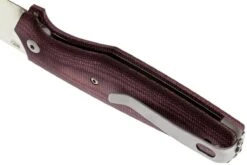 Viper Dan 1 5928CBR Burgundy Micarta N690, Drop-point -Viper Ventas VPV5928CBR 06 viper dan 1 vpv5928cbr 06