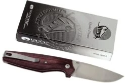 Viper Dan 1 5928CBR Burgundy Micarta N690, Drop-point -Viper Ventas VPV5928CBR 09 viper dan 1 vpv5928cbr 09