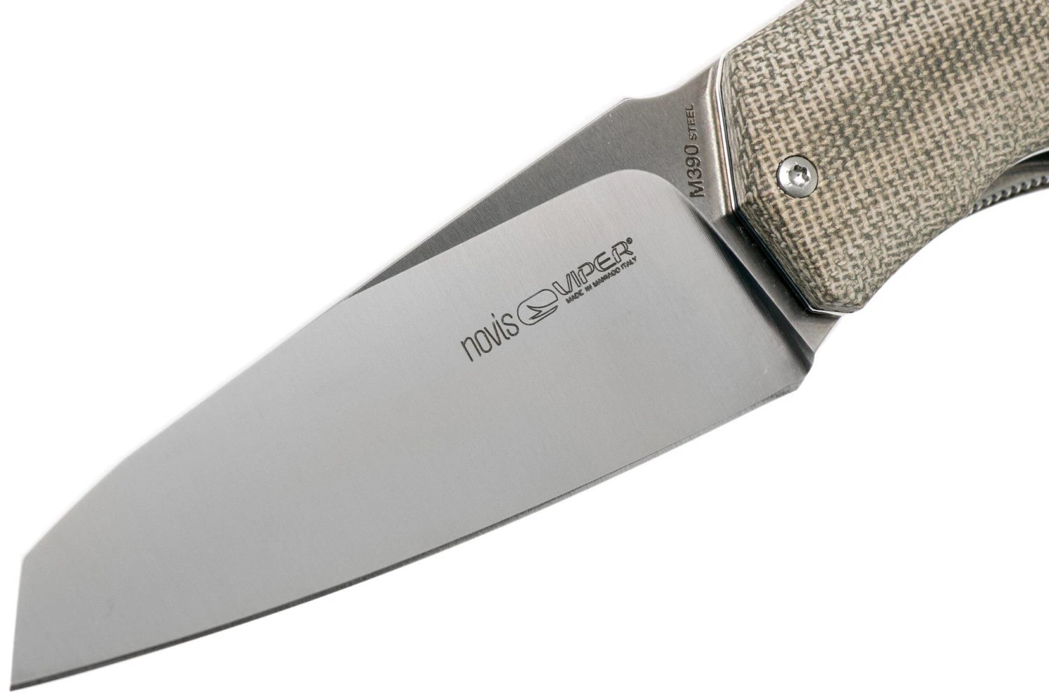 Viper Novis Green Canvas Micarta 5972CV Navaja, Silvestrelli Design 5 Viper Novis Green Canvas Micarta 5972CV Navaja, Silvestrelli Design - Imagen 3