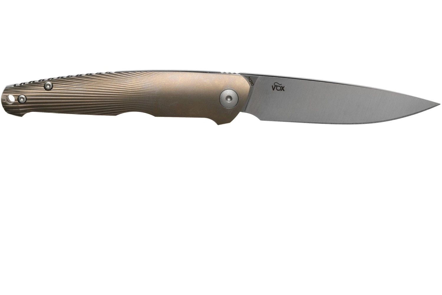 Viper Key V5976D3BR Milled Navaja De Titanio Bronce, Jesper Voxnaes Design 4 Viper Key V5976D3BR Milled Navaja De Titanio Bronce, Jesper Voxnaes Design - Imagen 2