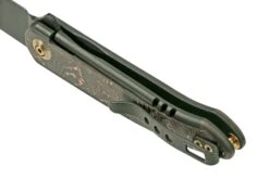 WE Knife Smooth Sentinel WE20043-6 Titanium Copper Foil Fibra De Carbono, Navaja -Viper Ventas WKWE20043 6 05 we